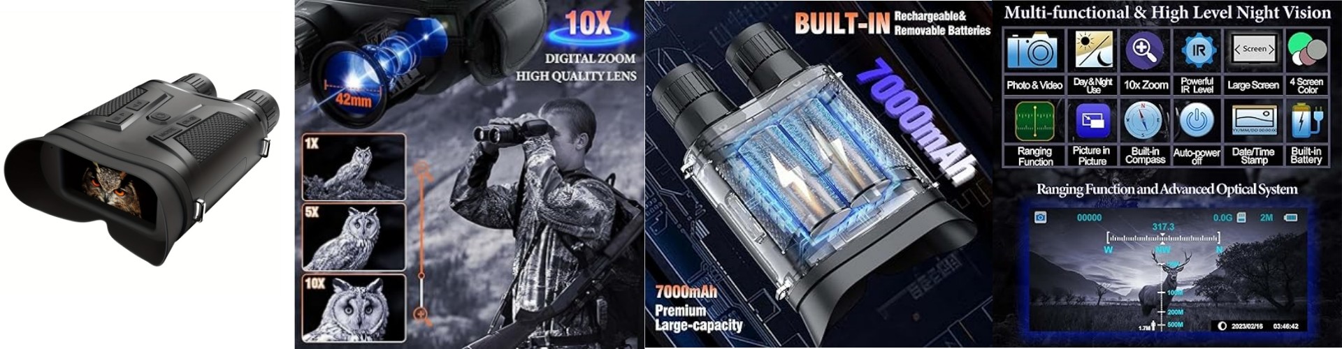 qualité Des lunettes de vision nocturne usine