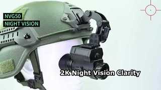 Lunettes de Vision nocturne numérique 2K, casque NVG monté pour tactique, chasse, Monoc de Vision nocturne PVS-14