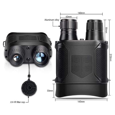 Binoculares de vision nocturne à grossissement 2X avec LED IR de 3 W 850 mm
