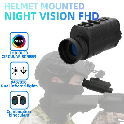 2K NVG lunettes de vision nocturne pour adultes PVS 14 Casque monté 4 modes de couleur 4X