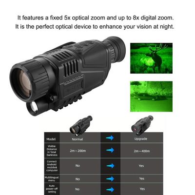 End P1S X Digital Vision Infrarouge Monoculaire de nuit 200m 3.7V Binoculaire de chasseur de nuit