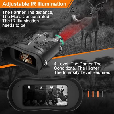 827g longue distance 2k 1080p vision nocturne et lunettes infrarouges caméra thermique chasse