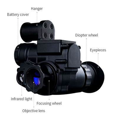 Hautement NVG 10 Casque monté jour et nuit Enregistrement de la vision nocturne infrarouge Portée de chasse