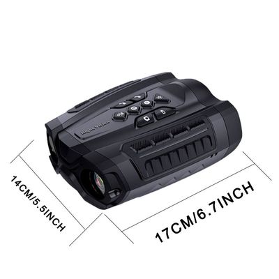 3.7V numérique rechargeable de la vision nocturne Binoculars de chasse 1080P infrarouge