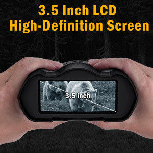 3.7V numérique rechargeable de la vision nocturne Binoculars de chasse 1080P infrarouge