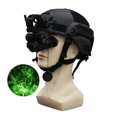 Affichage 3D Binoculaire tactique de vision nocturne avec binoculaire casque infrarouge numérique HD