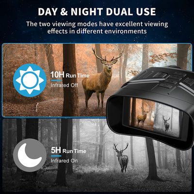 155x120x60mm IR Nv4000 4k HD Vision nocturne Binoculaire Les lunettes sont équipées de piles de 4000 mAh