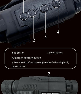 Envg Vision nocturne binoculaire portable 6X Téléscope de chasse numérique en couleur Nvgs
