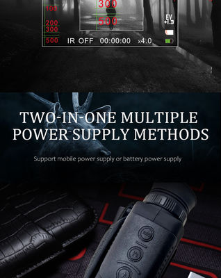Envg Vision nocturne binoculaire portable 6X Téléscope de chasse numérique en couleur Nvgs