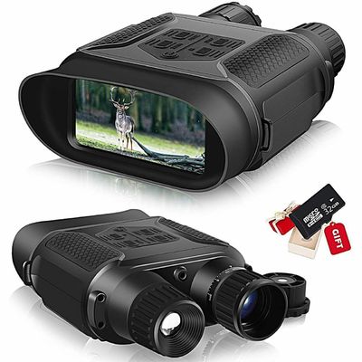 Binoculars de jour et de nuit Affichage LCD de 3,5 à 7 fois d'agrandissement