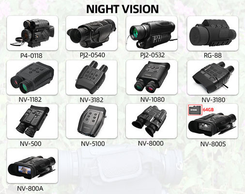 Téléscope infrarouge à 3x d'amplification NV3180 32g Binoculars pour la chasse et la vision nocturne