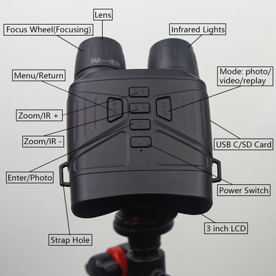 Zoom optique 5x Nv4000 pour la chasse Visions numériques de nuit Binoculars Téléscope de caméra