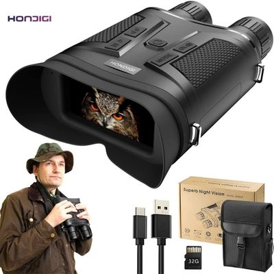 Image Noir Vert Binoculaire Dispositif de vision nocturne 50 mm Lentille USB IR LED Zoom