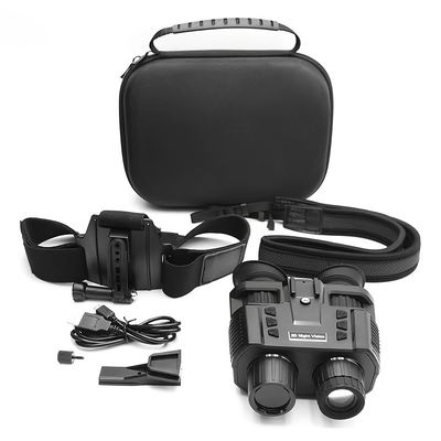 Casque monté Vision nocturne Binoculars lunettes IR Optique numérique Vue pour la chasse