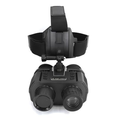 Casque monté Vision nocturne Binoculars lunettes IR Optique numérique Vue pour la chasse