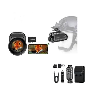 Display Résolution 854*480 Dispositif de vision nocturne avec image 9MP et batterie au lithium rechargeable