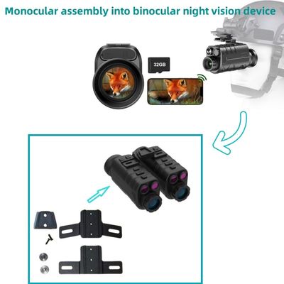 Résolution de l'image photographique de 9 millions 31 mm IR LED lunettes de vision nocturne 1080P