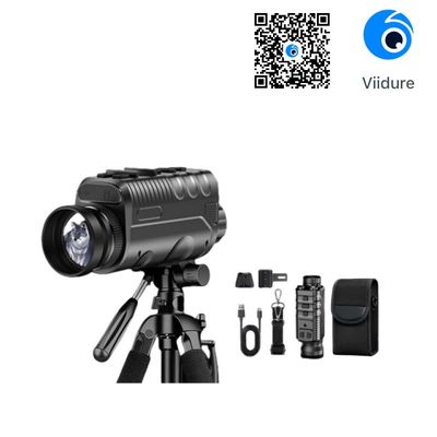 Magnification numérique 6X lunettes de vision nocturne Vidéo 1080P Résolution 256GB Médias de stockage