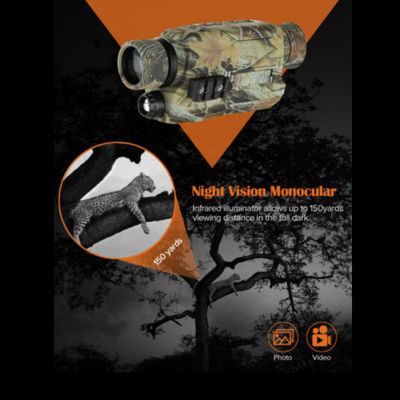 5X grossissement optique Monoculaire de vision nocturne pour l'observation de la faune en plein air