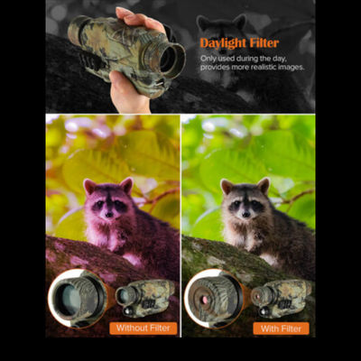 5X grossissement optique Monoculaire de vision nocturne pour l'observation de la faune en plein air