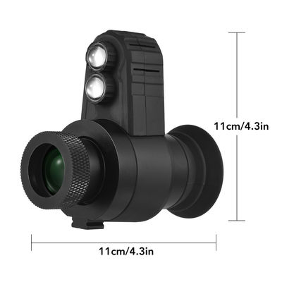 Dispositif de vision nocturne monoculaire infrarouge de 300 mètres avec rétrique numérique.