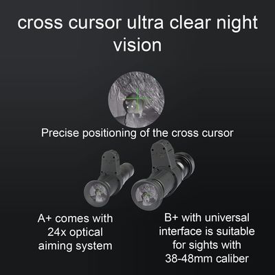 Dispositif de vision nocturne numérique par le biais du curseur de croisement monoculaire.