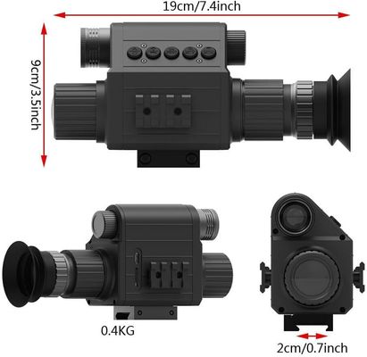 M5 Digital 1080P Day &amp; Night Vision Rifle Scope Caméra monoculaire de chasse avec 850 ou 940 nm IR (M5-50-IR940-GP)