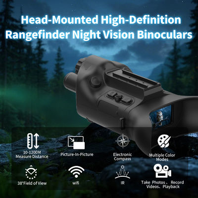 Binoculares de vision nocturne à boussole électronique avec personnalisation ODM et mesure de portée de haute précision