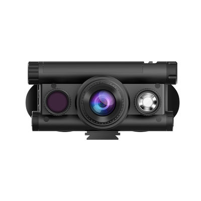 Lunettes de vision nocturne 4K pour adultes - Monoculaire de vision nocturne monté sur casque avec 4 modes de couleur, grossissement 8x, enregistrement et lecture HD 32 Go pour la surveillance en camping