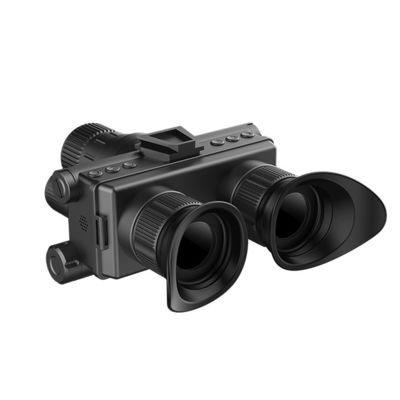 Lunettes de vision nocturne 4K pour adultes - Monoculaire de vision nocturne monté sur casque avec 4 modes de couleur, grossissement 8x, enregistrement et lecture HD 32 Go pour la surveillance en camping