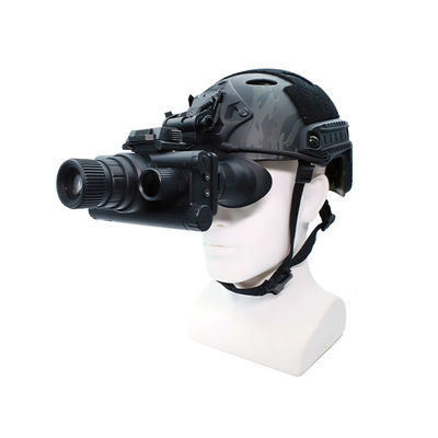 Lunettes de vision nocturne 4K pour adultes - Monoculaire de vision nocturne monté sur casque avec 4 modes de couleur, grossissement 8x, enregistrement et lecture HD 32 Go pour la surveillance en camping