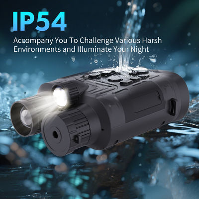 Jumelles de vision nocturne infrarouge Mini90 avec zoom optique 6X, photos 40MP et vidéo 4K, autonomie de 15 heures. Voir dans l'obscurité pour la pêche, la navigation de plaisance, la randonnée ou le camping.