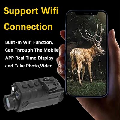 Monoculars de vision nocturne NVG07s avec enregistrement 4K, IR commutable (850nm/940nm) et écran OLED pour la chasse et la sécurité